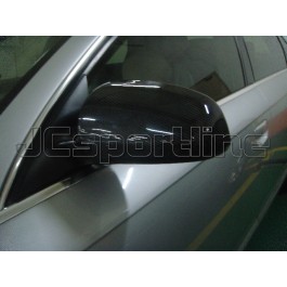 Накладки на боковые зеркала карбон - Audi A4 (B7)