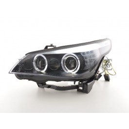 Передние фары FK Automotive черные под ксенон D2s - BMW E60