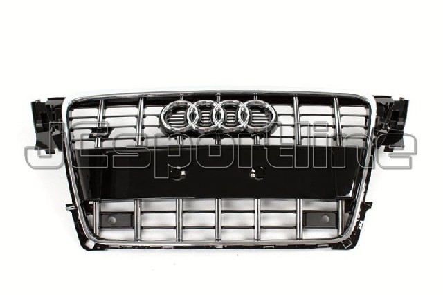 Решетка радиатора S4 (черная с хромом) - Audi A4 (B8)