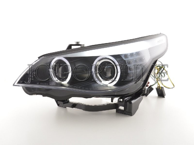 Передние фары FK Automotive черные под ксенон D1s - BMW E60 / E61