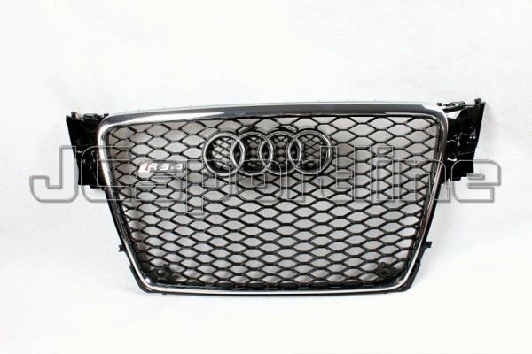 Решетка радиатора RS4 хром - Audi A4 (B8)