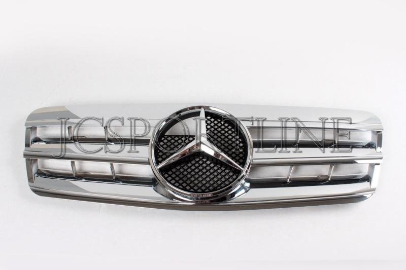 Решетка радиатора со звездой "Chrome" - Mercedes-Benz CLK (C208 / A208)
