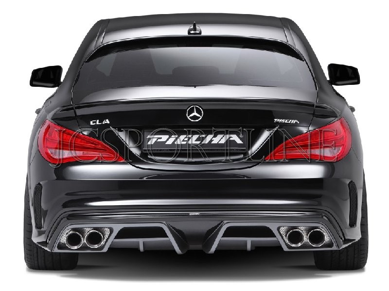 Диффузор Piecha Design GT-R карбон - Mercedes-Benz CLA AMG (C117 / X117)