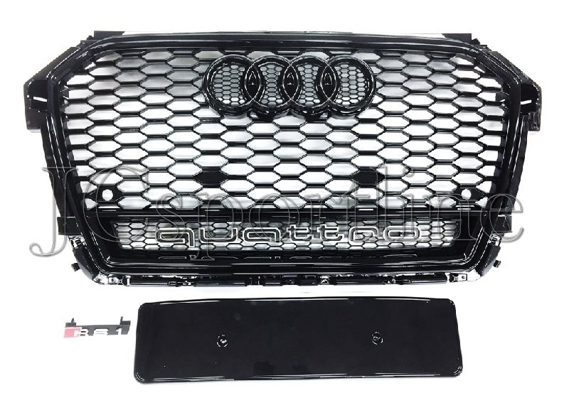 Решетка радиатора RS1 Quattro (Black) - Audi A1 (8X) Facelift