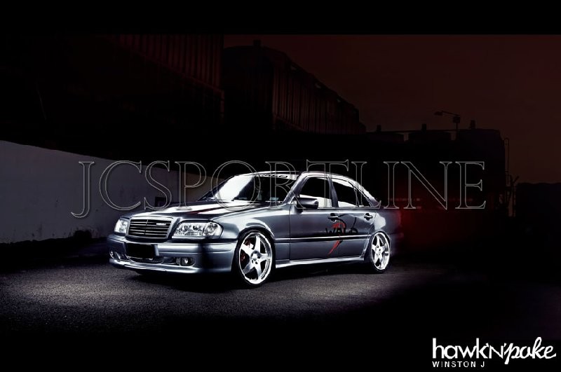 Реснички на фары AMG - Mercedes-Benz C (W202 / S202)