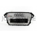 Решетка радиатора RS4 черная - Audi A4 (B8) Facelift