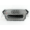 Решетка радиатора RS4 Silver - Audi A4 (B8) Facelift